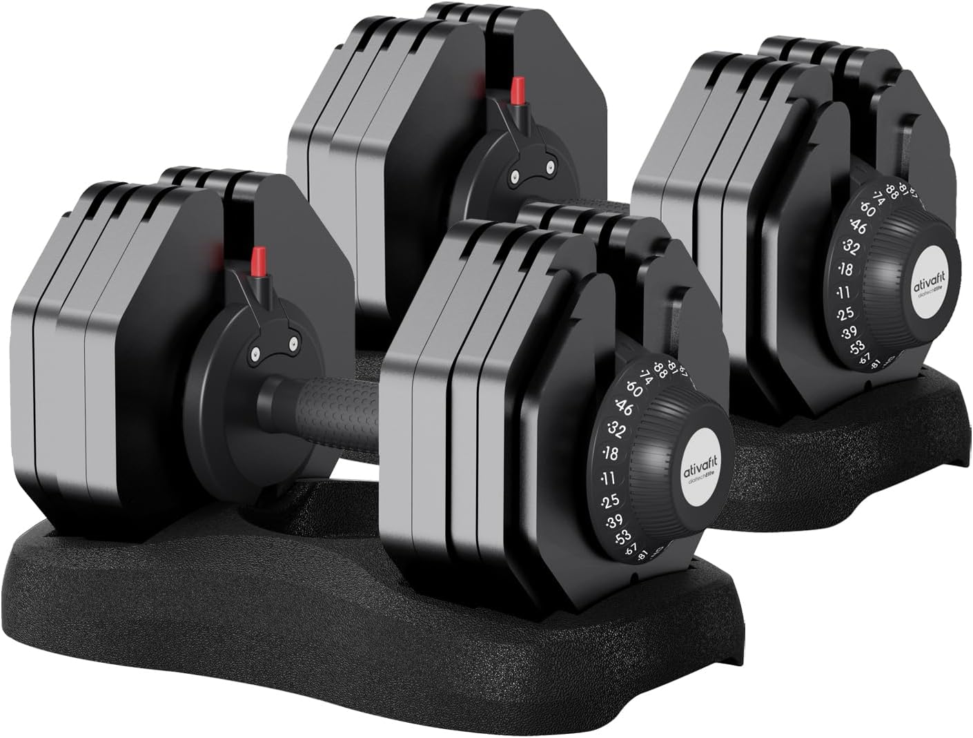 Ativafit Adjustable Dumbbell - 66LBS