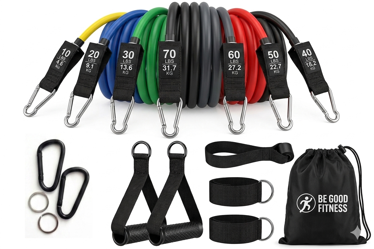 Elastic Resistance Bands with clips for use with XTREME 2SE & PR3000