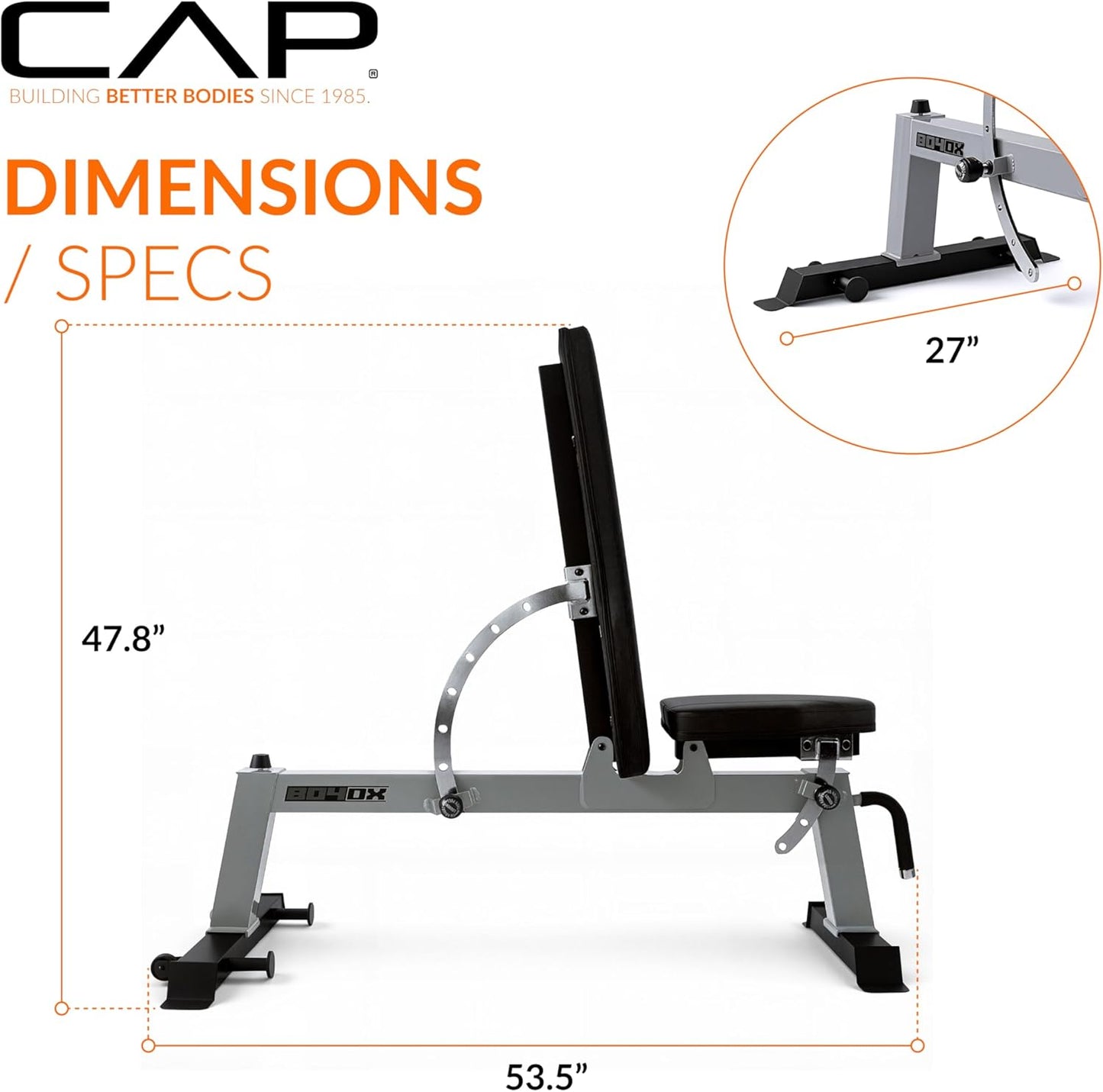 CAP Barbell Adjustable Weight Bench