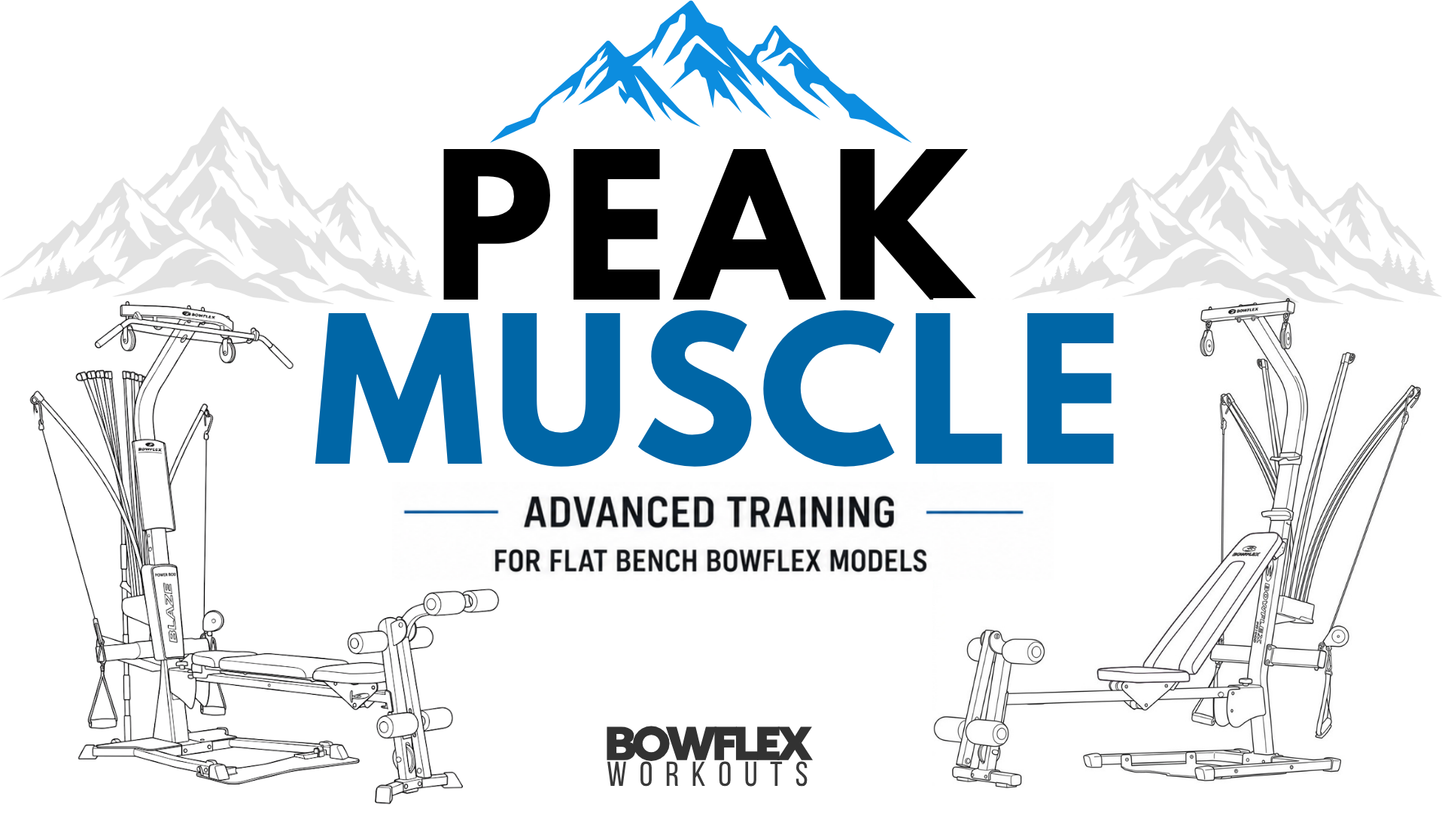 PEAK Muscle [Flat Bench Bowflex] - Advanced Hypertrophy Program