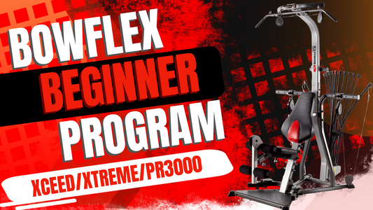 Bowflex 101X (XCEED/XTREME) - Program for Beginners (3 & 4 Day splits)